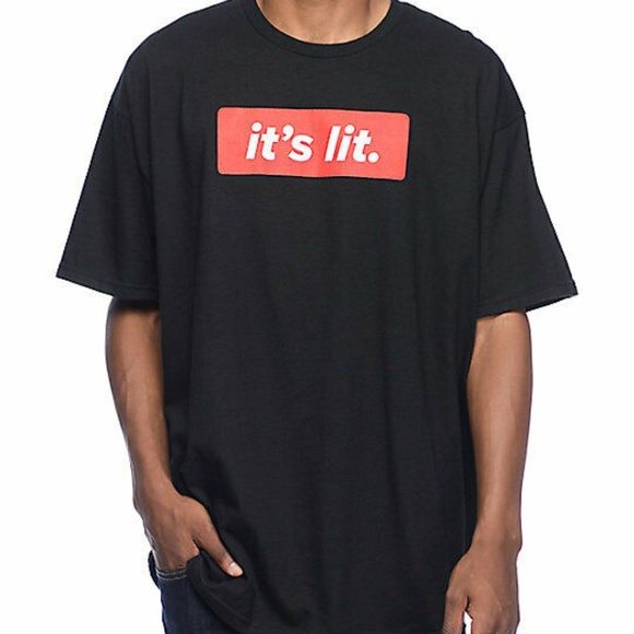 ARTIST COLLECTION Other - Artist Collective "It's Lit" Logo Graphic T-Shirt